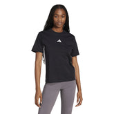 T-Shirt Donna Adidas Essentials 3 Stripes Nero Bianco | NonSoloSport
