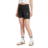Shorts Donna Adidas Essentials Ribbed Nero | NonSoloSport
