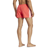 Shorts Nuoto Uomo Adidas 3-Stripes 3-Inch Rosso | NonSoloSport