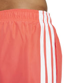 Shorts Nuoto Uomo Adidas 3-Stripes 3-Inch Rosso | NonSoloSport
