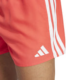 Shorts Nuoto Uomo Adidas 3-Stripes 3-Inch Rosso | NonSoloSport