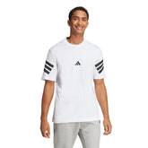 T-Shirt Uomo Adidas Future Icons 3 Stripes Bianco | NonSoloSport