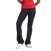 Leggings Donna Adidas Essentials Small Logo Flared Nero | NonSoloSport