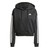 Felpa Donna Adidas Essentials 3-Stripes Nero | NonSoloSport