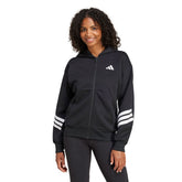 Felpa Donna Adidas Future Icons 3-Stripes Nero Bianco | NonSoloSport