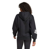 Felpa Donna Adidas Future Icons 3-Stripes Nero Bianco | NonSoloSport