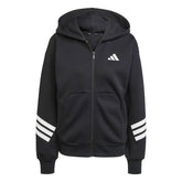Felpa Donna Adidas Future Icons 3-Stripes Nero Bianco | NonSoloSport