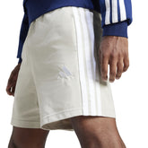 Shorts Uomo Adidas Essentials 3-Stripes Single Beige | NonSoloSport
