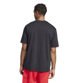 T-Shirt Uomo Adidas Essentials Linear Single Nero | NonSoloSport
