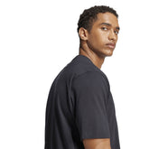 T-Shirt Uomo Adidas Essentials Linear Single Nero | NonSoloSport