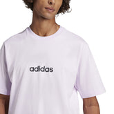 T-Shirt Uomo Adidas Essentials Linear Single Lavanda | NonSoloSport