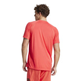 T-Shirt Tennis Uomo Adidas Club Climacool 3- Stripes Rosso | NonSoloSport
