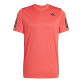 T-Shirt Tennis Uomo Adidas Club Climacool 3- Stripes Rosso | NonSoloSport