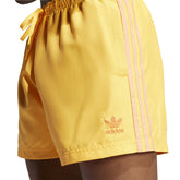 Shorts Nuoto Uomo Adidas Adicolor 3-Stripes Arancione | NonSoloSport