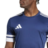 Maglia Calcio Uomo Adidas Squadra 25 Blu Bianco | NonSoloSport