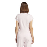 T-Shirt Donna Adidas Essentials Linear Cotton Rosa | NonSoloSport