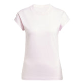 T-Shirt Donna Adidas Essentials Linear Cotton Rosa | NonSoloSport