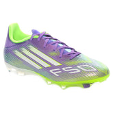 Scarpa da Calcio Uomo Adidas F50 League Firm Multi Ground Viola Lime | NonSoloSport