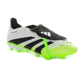 Scarpa da Calcio Uomo Adidas Predator League Fold-Over Tongue Firm Ground Multi Ground Bianco Nero Lime | NonSoloSport