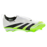 Scarpa da Calcio Ragazzo Adidas Predator League Laceless Firm Ground Multi Ground Nero Bianco Lime | NonSoloSport