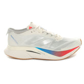 Scarpa da Running Donna Adidas Adizero Boston 12 Bianco Grigio | NonSoloSport