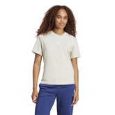 T-Shirt Donna Adidas Small Logo Grigio | NonSoloSport