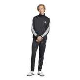 Tuta Uomo Adidas Sportswear Basic 3-Stripes Nero | NonSoloSport