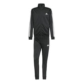 Tuta Uomo Adidas Sportswear Basic 3-Stripes Nero | NonSoloSport