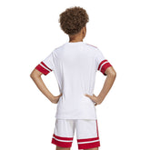 Maglia Calcio Bambino Adidas Squadra 25 Bianco Rosso | NonSoloSport