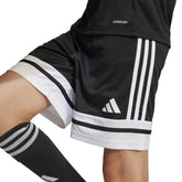 Shorts Calcio Ragazzo Adidas Squadra 25 Nero Bianco | NonSoloSport