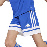 Shorts Calcio Ragazzo Adidas Squadra 25 Blu Bianco | NonSoloSport