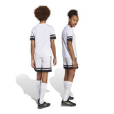 Shorts Calcio Ragazzo Adidas Squadra 25 Bianco Nero | NonSoloSport