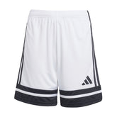 Shorts Calcio Ragazzo Adidas Squadra 25 Bianco Nero | NonSoloSport