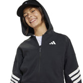 Felpa Bambino Adidas Future Icons 3-Stripes Nero | NonSoloSport