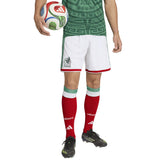 Shorts Calcio Uomo Adidas Home 26 Mexico Bianco | NonSoloSport