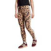 Leggings Donna Adidas Animal Print 3-Stripes High Rise Multicolor | NonSoloSport