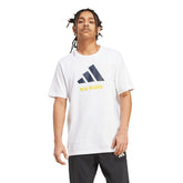 T-Shirt Uomo Adidas Real Madrid Seasonal Graphic Bianco | NonSoloSport