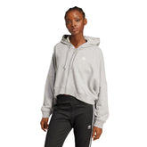 Felpa Donna Adidas Essentials Short Grigio | NonSoloSport