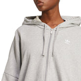 Felpa Donna Adidas Essentials Short Grigio | NonSoloSport
