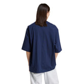 T-Shirt Uomo Adidas Adicolor Oversized Blu | NonSoloSport