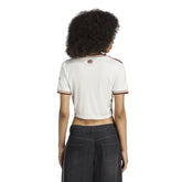 T-Shirt Crop Donna Adidas Arsenal 25/26 Third Bianco | NonSoloSport
