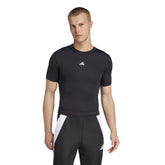 T-Shirt Uomo Adidas Techfit Nero Bianco | NonSoloSport