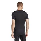 T-Shirt Uomo Adidas Techfit Nero Bianco | NonSoloSport