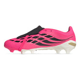 Scarpa da Calcio Uomo Adidas Predator League Fold-Over Tongue Terreni Compatti Rosa Nero | NonSoloSport