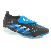Scarpa da Calcio Ragazzo Adidas Predator Elite JB Linguetta Ripiegabile Terreni Naturali Compatti Blu Nero | NonSoloSport