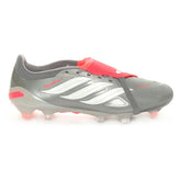 Scarpa da Calcio Uomo Adidas Predator Pro Fold-Over Tongue Terreni Compatti Grigio Bianco | NonSoloSport