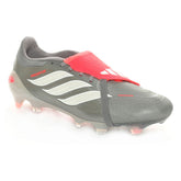 Scarpa da Calcio Uomo Adidas Predator Pro Fold-Over Tongue Terreni Compatti Grigio Bianco | NonSoloSport