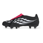 Scarpa da Calcio Uomo Adidas Predator League Fold-Over Tongue Terreni Morbidi Nero Bianco Rosso | NonSoloSport