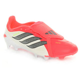 Scarpa da Calcio Ragazzo Adidas Predator League Fold-Over Tongue Terreni Compatti Rosso Bianco | NonSoloSport