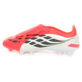 Scarpa da Calcio Ragazzo Adidas Predator League Fold-Over Tongue Terreni Compatti Rosso Bianco | NonSoloSport